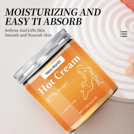 Advanced Hot Sweat Cream with HyaluronicAcid and Ginger Root Extract Non-greasy firmingmoisturizer Moisturizes arms, thighs, abdomen