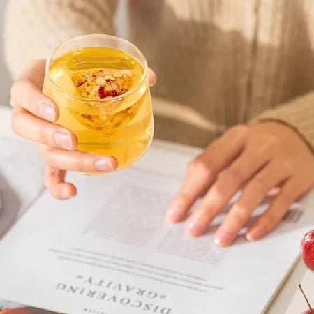 Slim & Detox Fruit TealApple + Hawthorn |SupportLiver Health, Reduce Bloating, Burn Fat Naturally