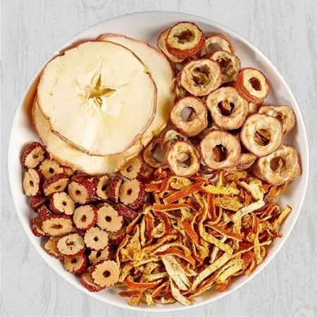 Slim & Detox Fruit TealApple + Hawthorn |SupportLiver Health, Reduce Bloating, Burn Fat Naturally