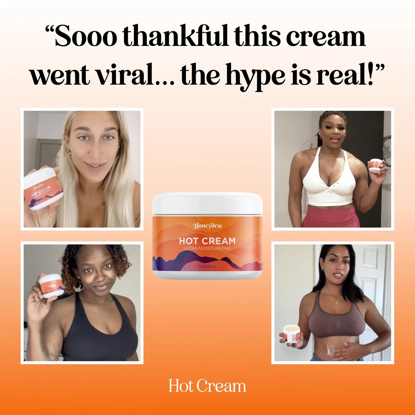 Replenish your skin and refresh your body with our Hot Cream! This moisturizing lotion helps to improve the appearance of your complexion, for skin that feels smooth and for enhancing your workouts.