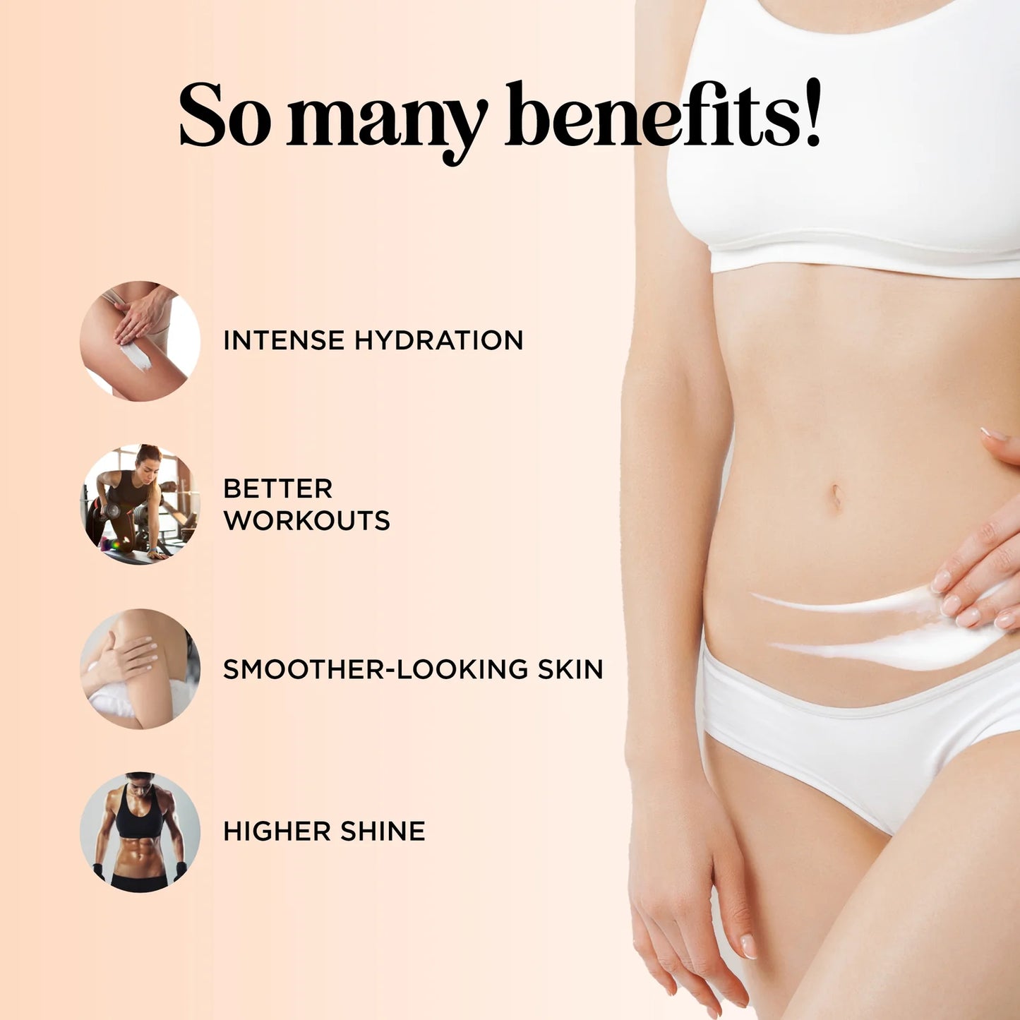 Replenish your skin and refresh your body with our Hot Cream! This moisturizing lotion helps to improve the appearance of your complexion, for skin that feels smooth and for enhancing your workouts.